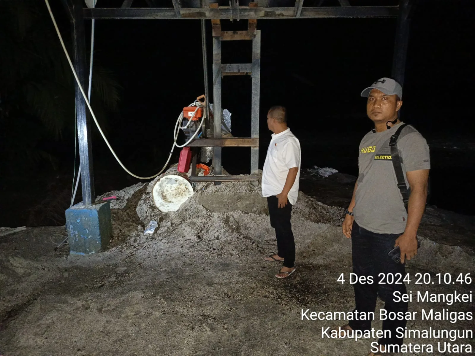 Kasat Reskrim Gercep Tanggapi Informasi Tambang Pasir Ilegal Di Bandar, Lokasi Ditemukan Kosong