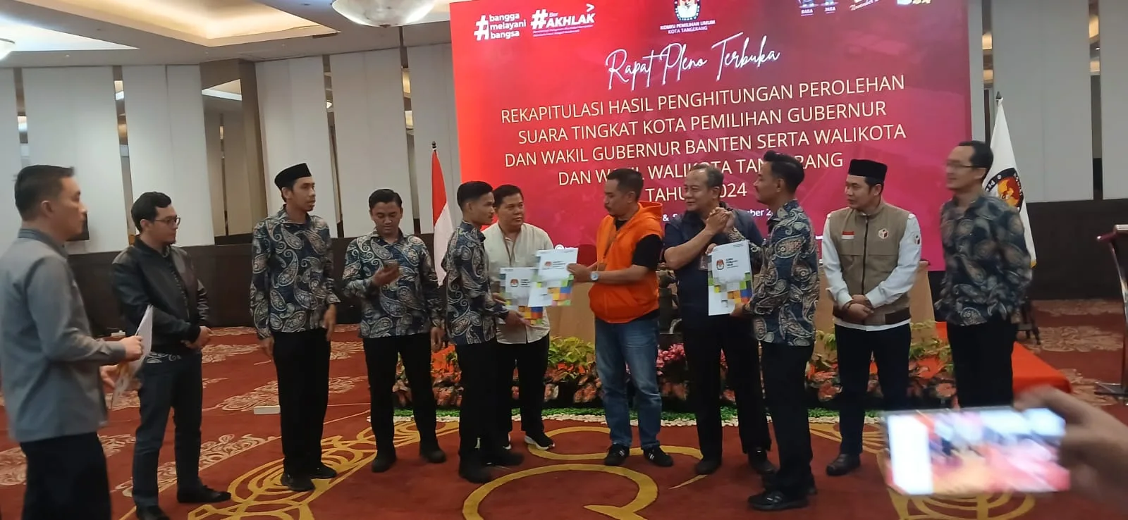 KPU Kota Tangerang Resmi Umumkan Hasil Perolehan Suara Calon Walikota dan Wakil Walikota