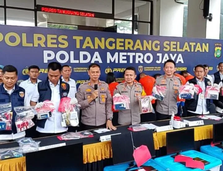 Polres Tangsel Ungkap Jaringan Judi Online Internasional