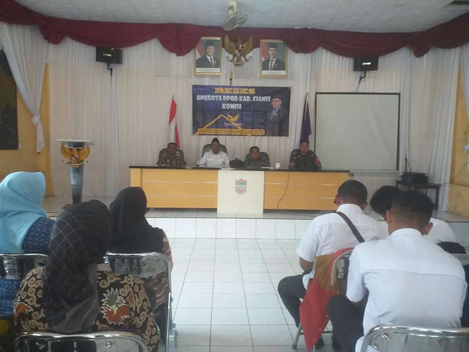 Reses Anggota DPRD Ciamis H.Endang Soroti Kesejahteraan Perangkat & Linmas