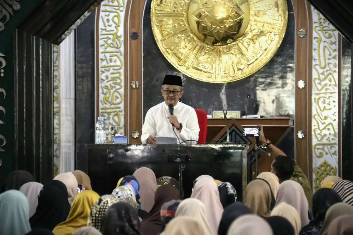 Peringatan Isra Miraj di Masjid Agung Pj.Bupati Ciamis Pamitan