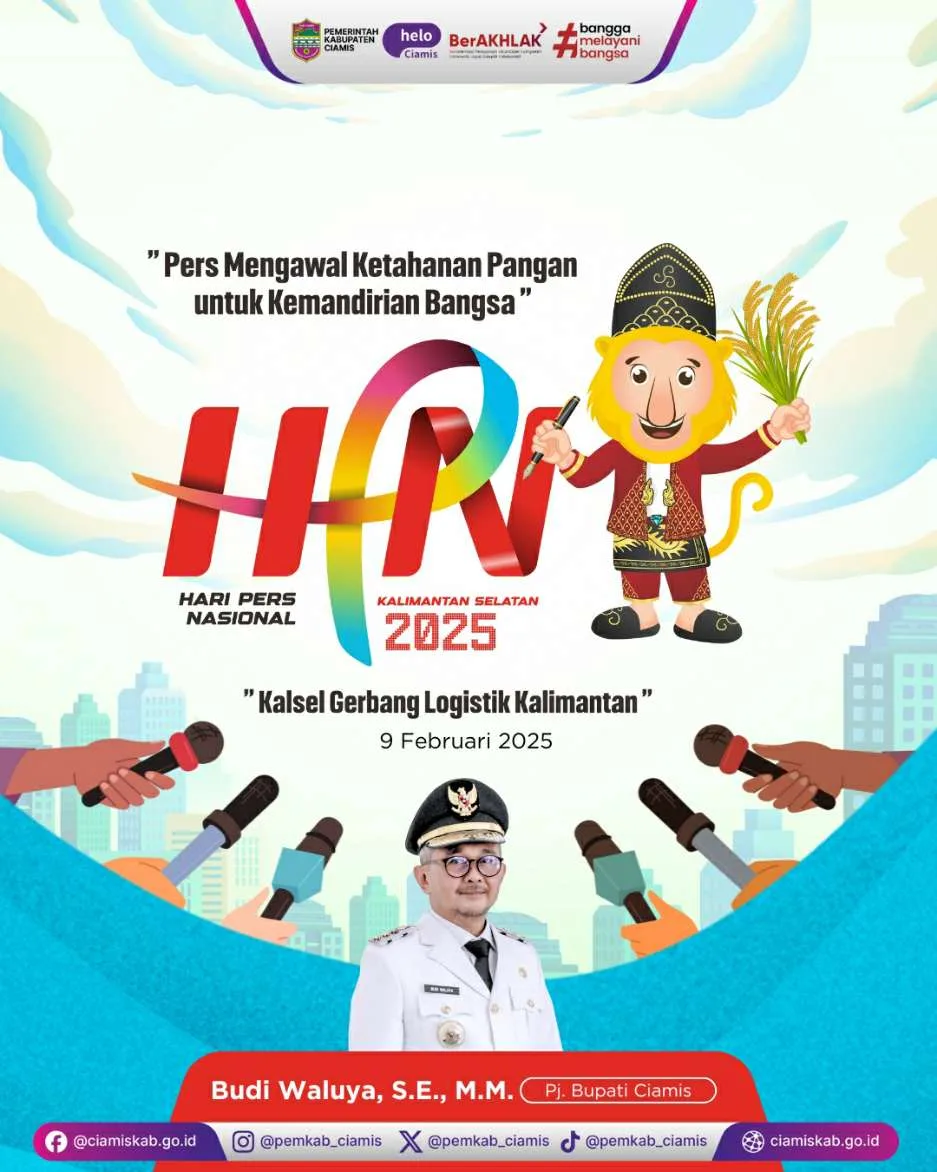 Pj Bupati Ciamis Mengucapkan Selamat Hari Pers Nasional