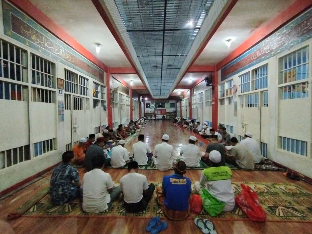 Gelar Pengajian dan Panjatkan Doa, Warga Binaan Rutan Tangerang Ciptakan Momen Spiritual di Malam Nisfu Sya’ban
