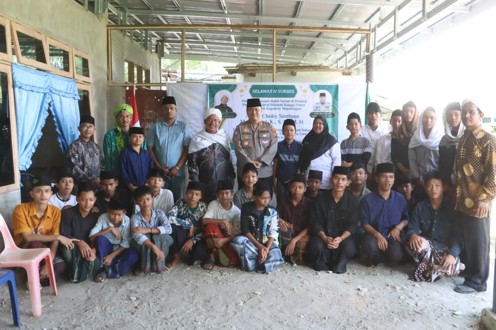 Kapolres Simalungun Gelar Bakti Sosial Di Pondok Pesantren Darul Hikmah Dalam Rangka Silaturahmi Ramadhan