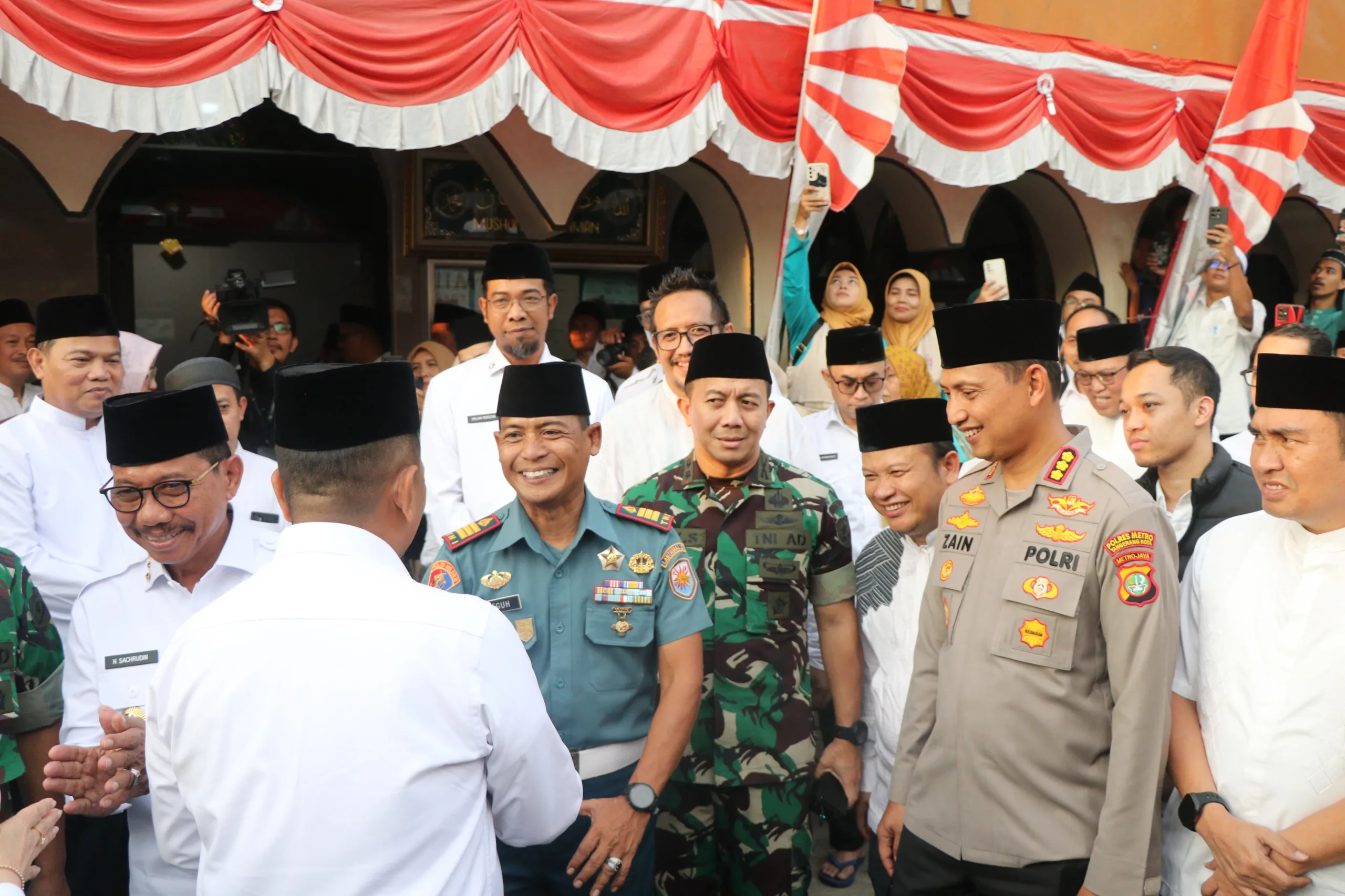 Kapolres Bersama Forkopimda Kota Tangerang Dampingi Gubernur Banten Safari Ramadhan 2025