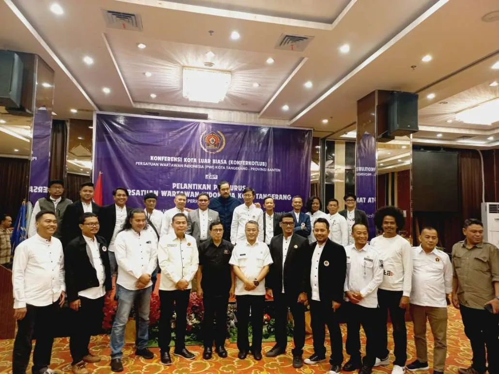 Pengurus PWI Kota Tangerang Periode 2025-2028 Resmi Dilantik