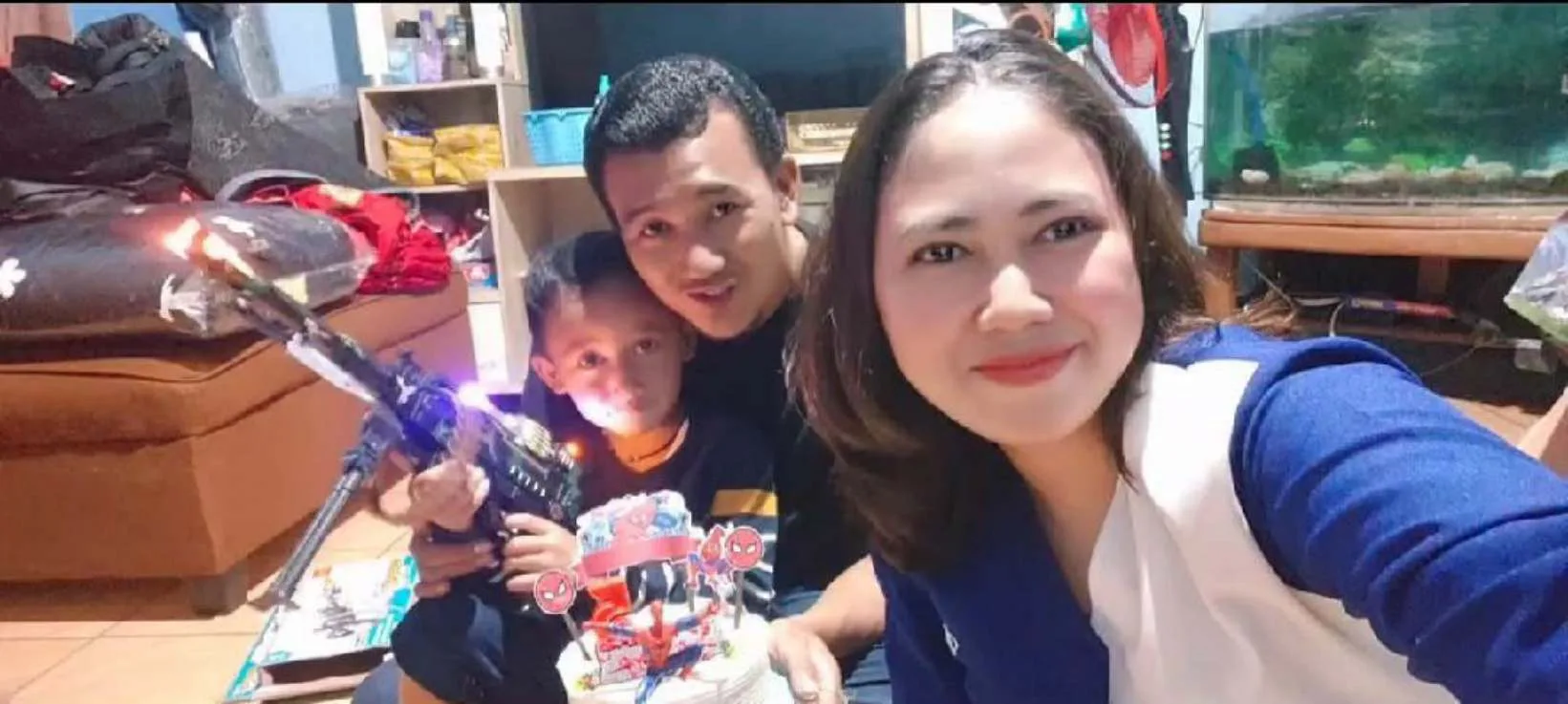 Hari Istimewa, Ultah Muhammad Haidar Qaddafi Dirayakan Dengan Ke 2 Orang Tua