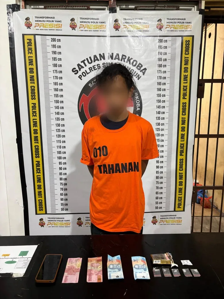 Polres Simalungun Tangkap Pengedar Sabu di Kampung Saropah, Kasi Humas: Kami Terus Berantas Narkoba