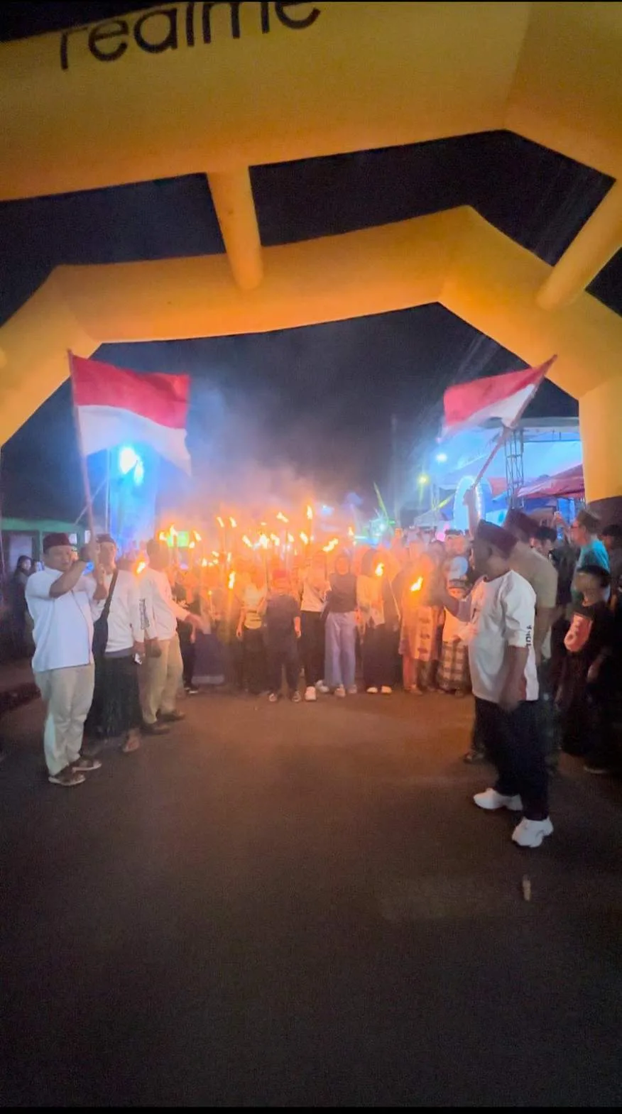 Sambut Kemenangan di Hari Idul Fitri Hamzah Gelar Pawai Obor dan Lomba Beduk