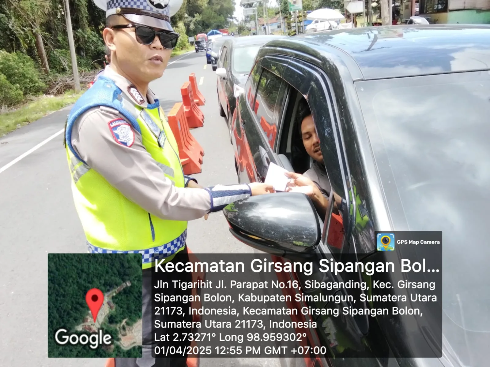 # Polres Simalungun Sosialisasikan Barcode Info Arus Mudik dan Pengalihan Arus Jelang Operasi Ketupat Toba-2025