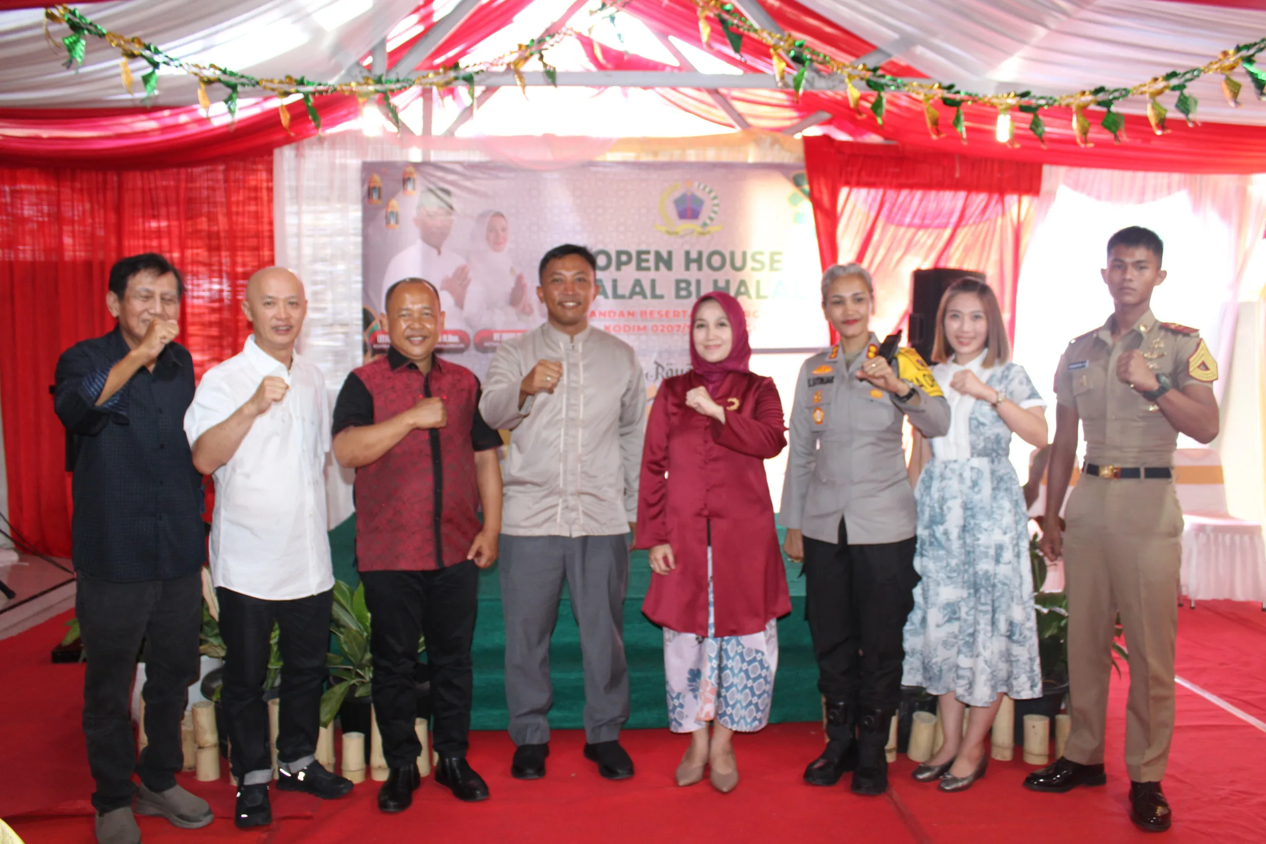 Dandim Gelar Halal Bihalal Bersama Keluarga Besar Kodim 0207/Simalungun Dalam Rangka Idul Fitri 1446 Hijriah