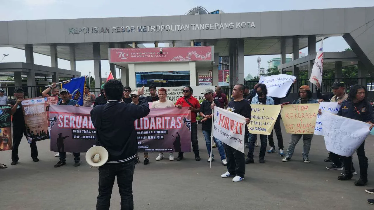 Tanda Tangani Fakta Integritas Stop Tidak Kekerasan Wartawan Dan Kapolres Sepakat