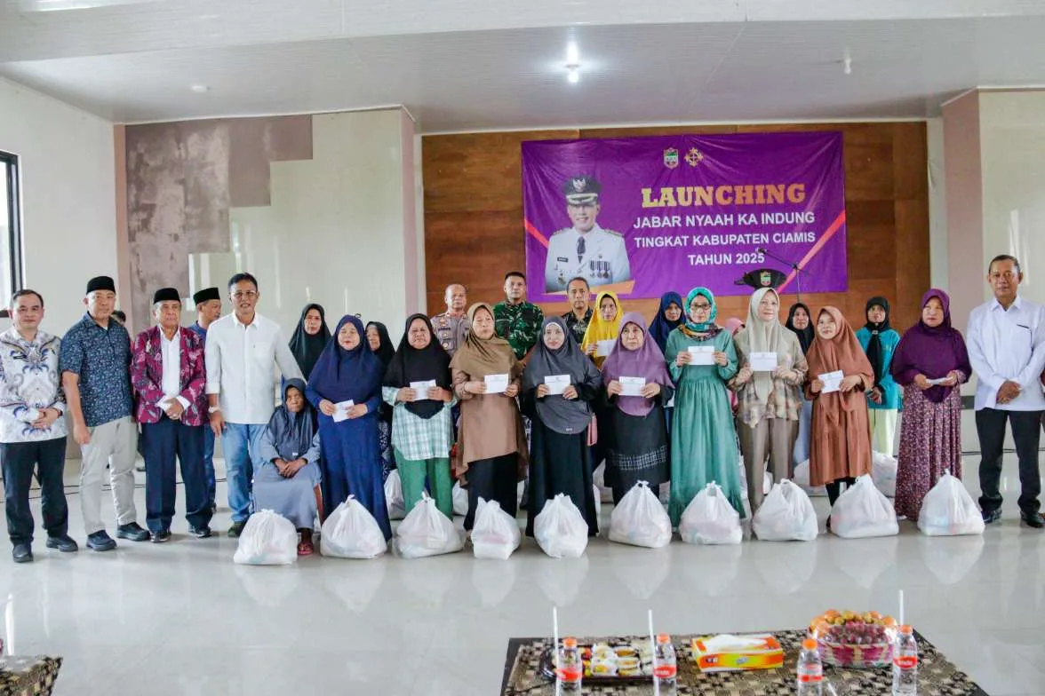 Peluncuran Program Ciamis Nyaah Ka Indung di Kecamatan Cipaku