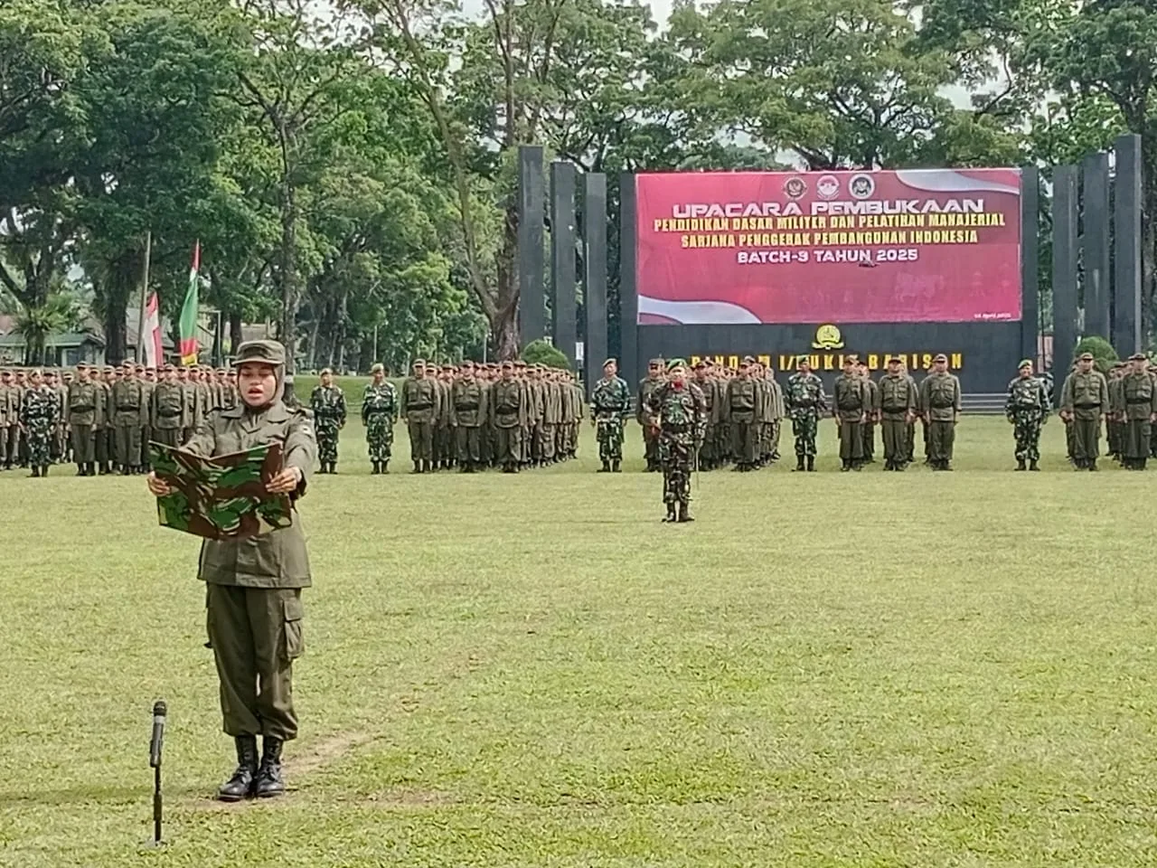 Mayor Inf Prawoto Hadiri Pembukaan Diksarmil & Manajerial SPPI Batch 3 di Rindam I/BB