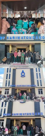 Babinsa Koramil 17/Sidamanik Amankan Ibadah Jumat Agung di Gereja HKBP Sarimantondang