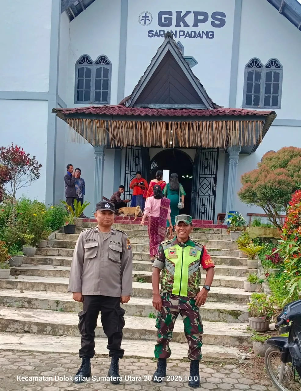 Sinergi TNI-Polri Amankan Ibadah Paskah di Dolok Silau, Ratusan Jemaat Ikuti Kebaktian dengan Khidmat