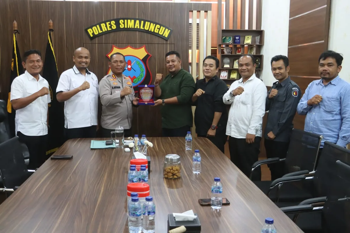 Kapolres Simalungun Terima Kunjungan Silaturahmi Bawaslu Kabupaten Simalungun