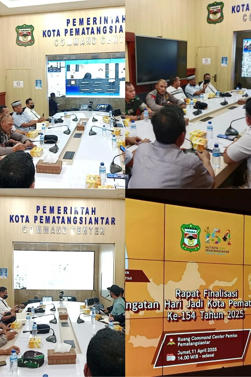Mayor Inf Prawoto Hadiri Rapat Finalisasi HUT ke-154 Kota Pematangsiantar: Siap Sukseskan Serangkaian Kegiatan Meriah