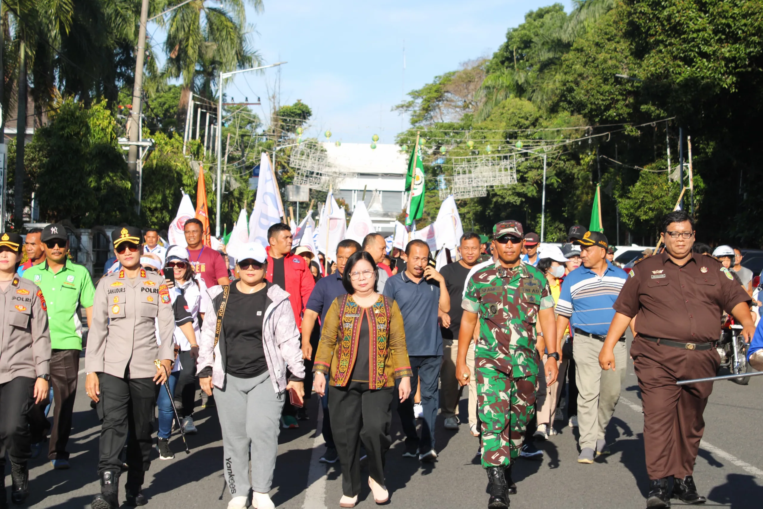 Dandim 0207/Simalungun Hadiri Perayaan Hari Buruh Internasional 2025