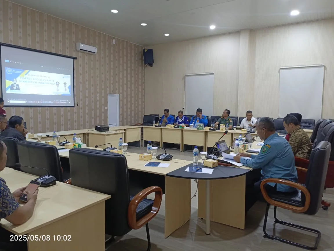 Kodim 0207/Simalungun Dukung Penuh Pencegahan Narkoba, Danramil 14/Raya Hadiri Rakor ForKom P4GN