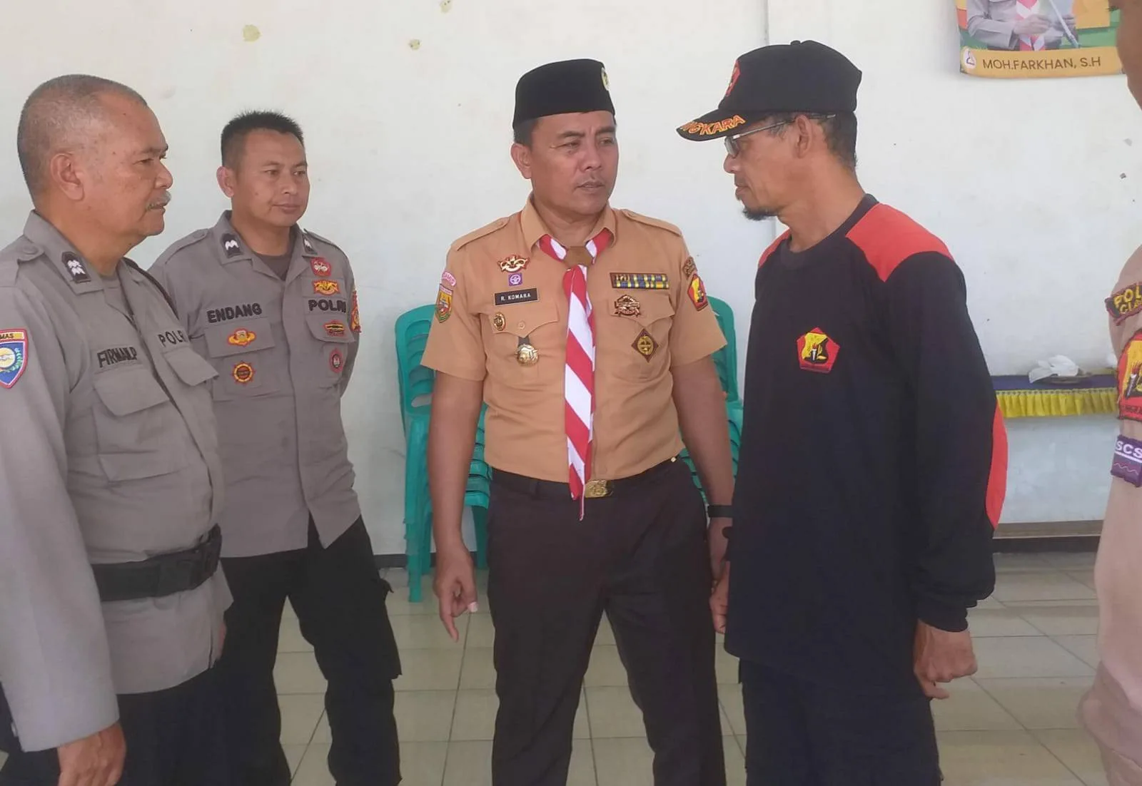 Polres Ciamis Melaksanakan Latihan Pendidikan Saka Bhayangkara di Panumbangan