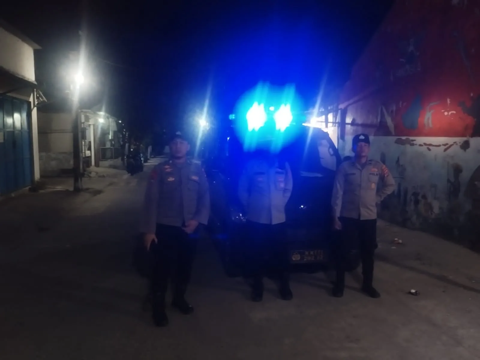 Polsek Rajeg Laksanakan Patroli Mobile Malam Hari Antisipasi Guantibmas