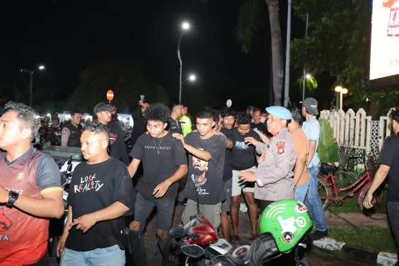 34 Orang Diduga Preman Diamankan Tim Patroli Polres Metro Tangerang Kota