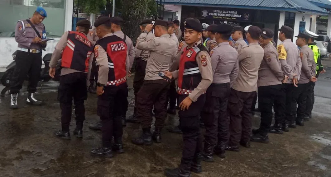 Polres Simalungun Kirim 50 Personel Amankan Kunjungan Wakil Presiden Gibran Rakabuming Raka di Humbahas