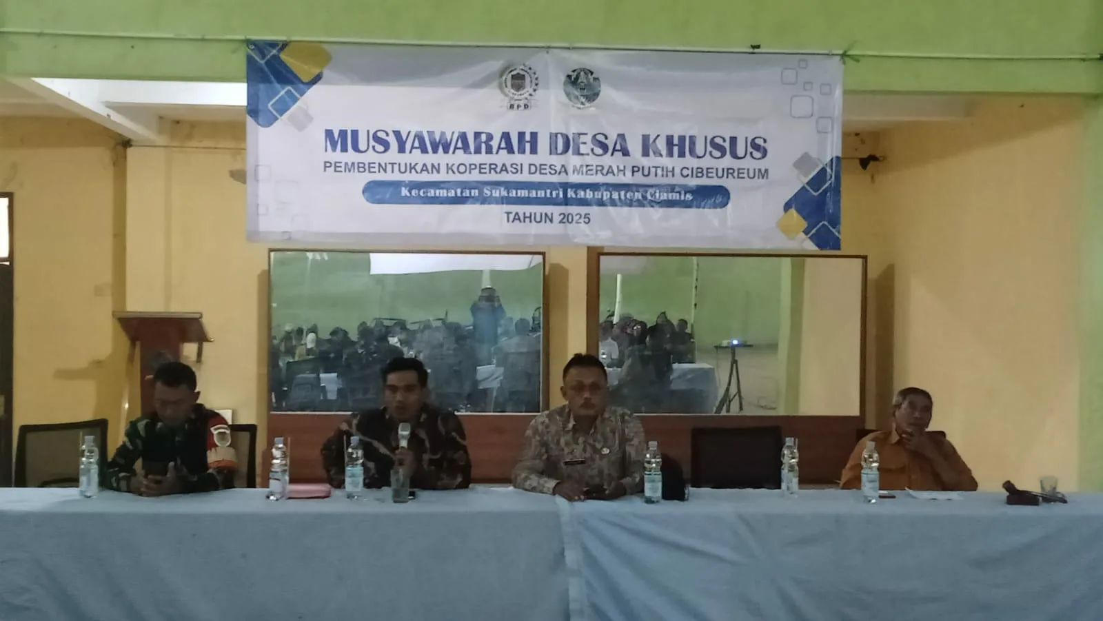 Pembentukan Koperasi ” Merah Putih”di Desa Cibeureum Sukamantri Berjalan Lancar