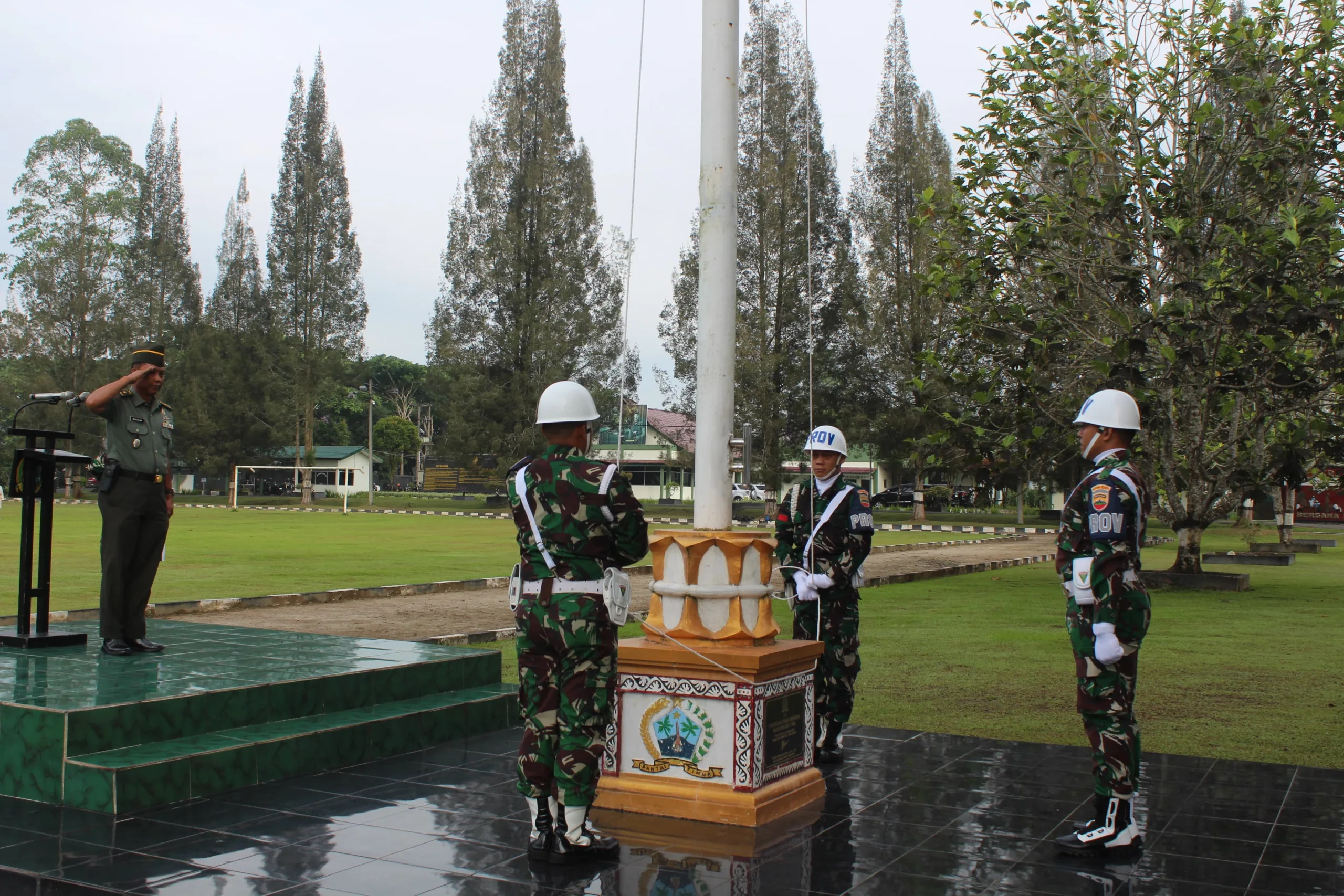 Pimpin Upacara Bendera, Ini Kata Kasdim 0207/Simalungun