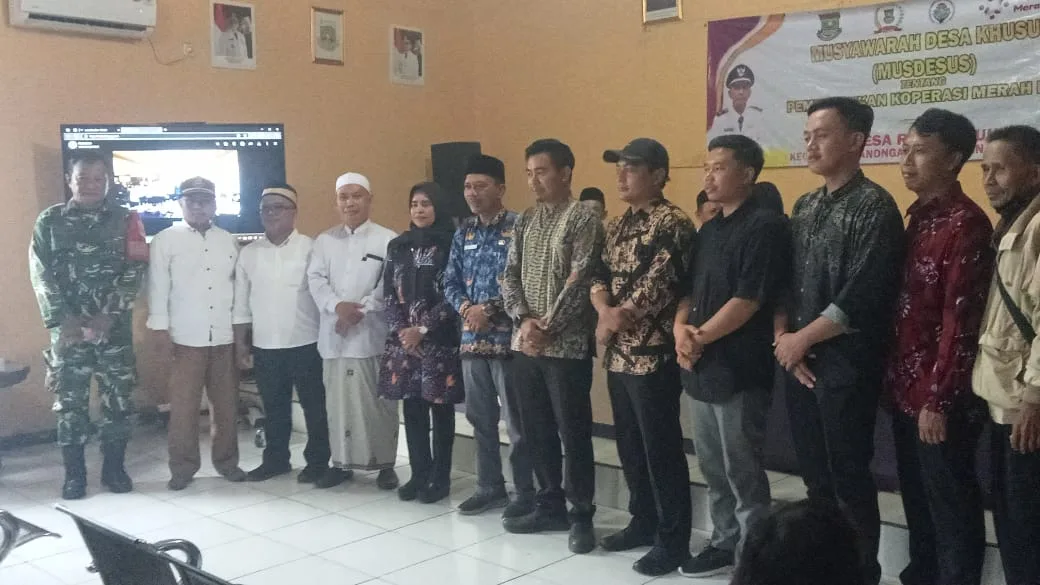 Musdessus Pembentukan Koperasi Desa Merah Putih di Desa Ranca Iyuh Kabupaten Tangerang