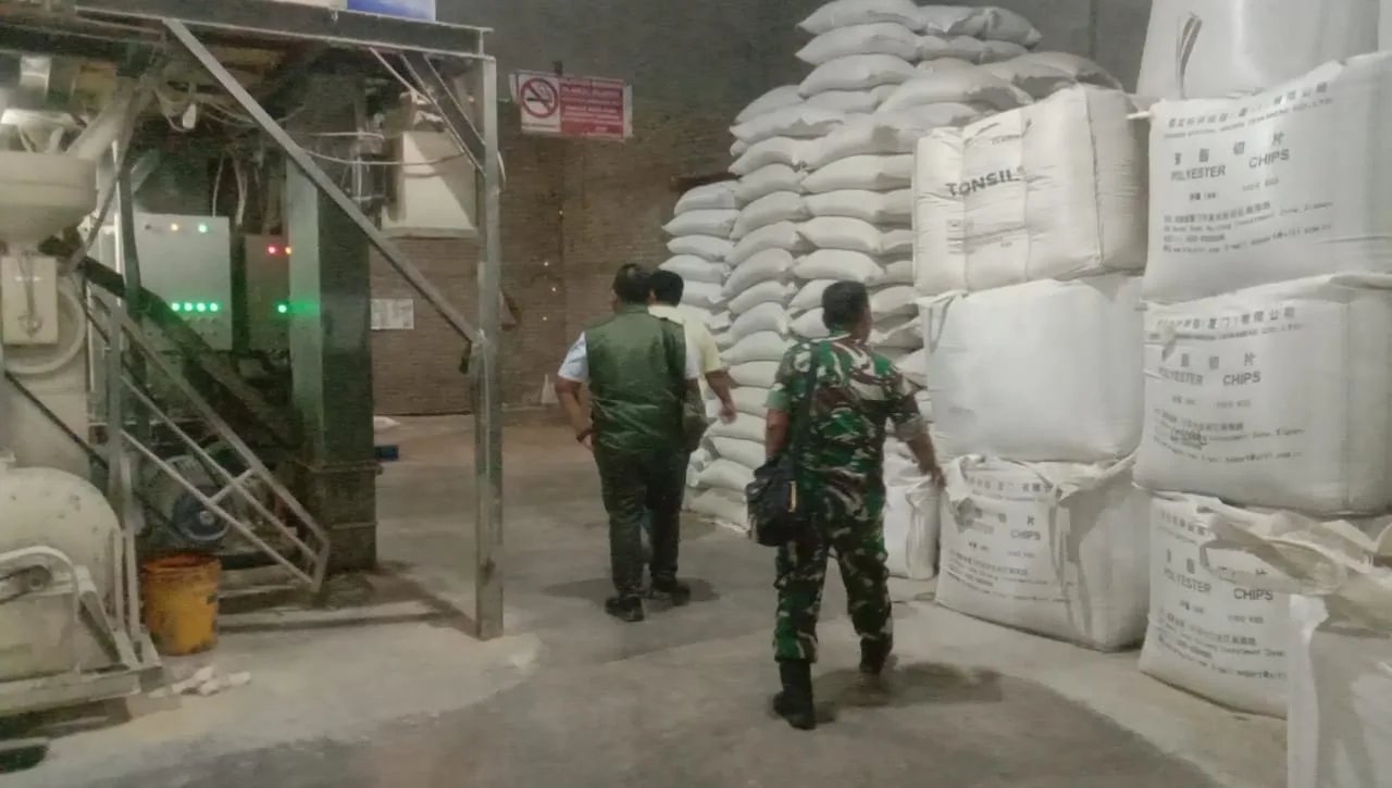 Pastikan Kualitas Beras, Kodim 0207/Simalungun dan Bulog Tinjau Kilang Padi