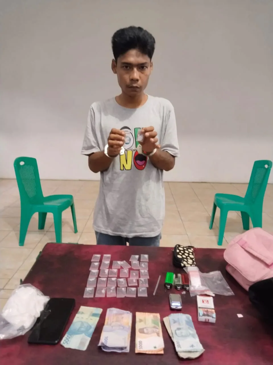 Tim Intelrem 022/PT Tangkap Pengedar Sabu di Simalungun, Diduga Terhubung dengan Bandar di Medan