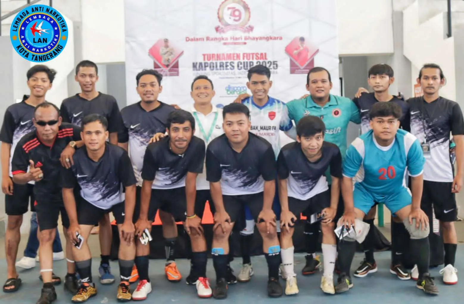 LAN Kota Tangerang Bantai Sat Intelkam Skor 3-1 Dalam Acara Turnamen Kapolres Cup 2025