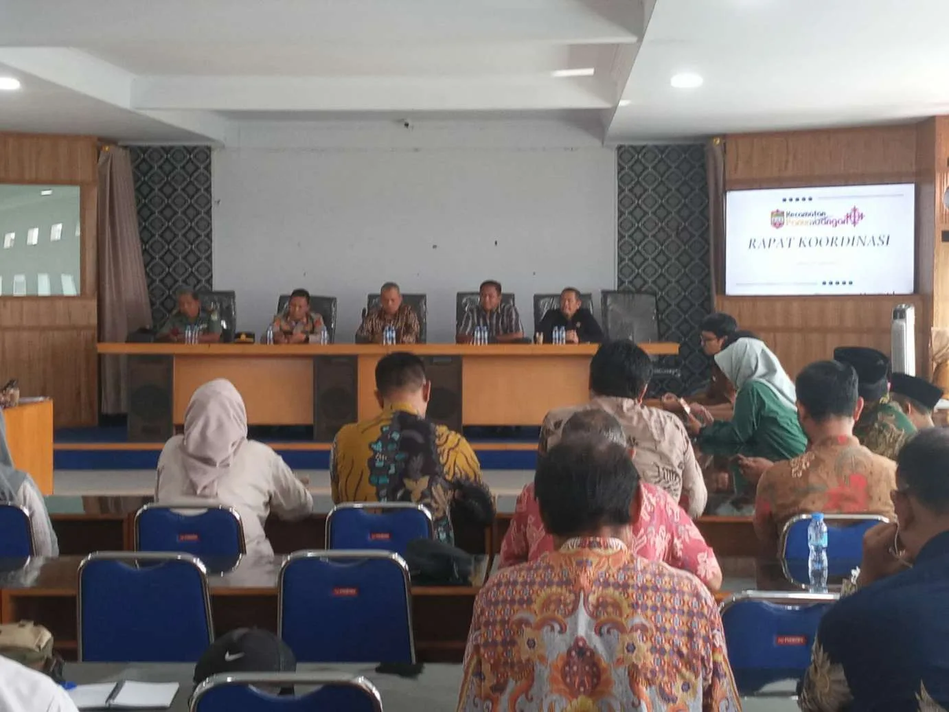 Dalam Rakor Camat Edy Soroti Tentang Sampah