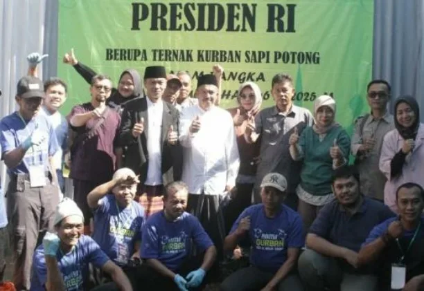 Kampung Toleransi Susuru Mendapat Bantuan Sapi Kurban Dari Presiden Prabowo .