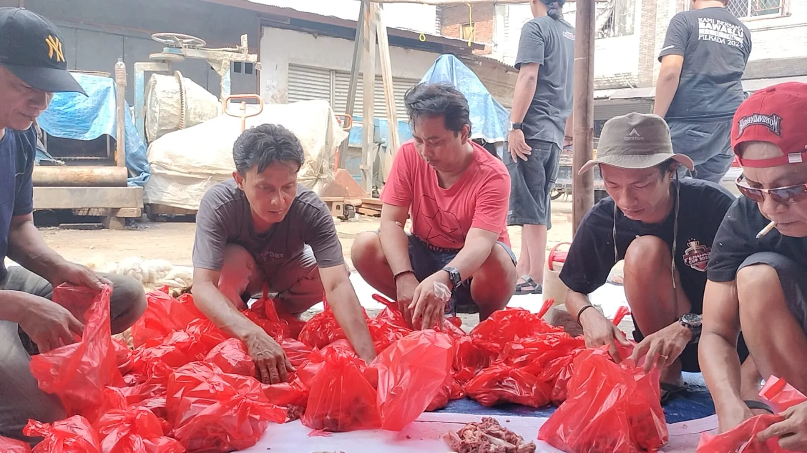 satu dekade Forwat salurkan Sembilan ekor kambing kurban