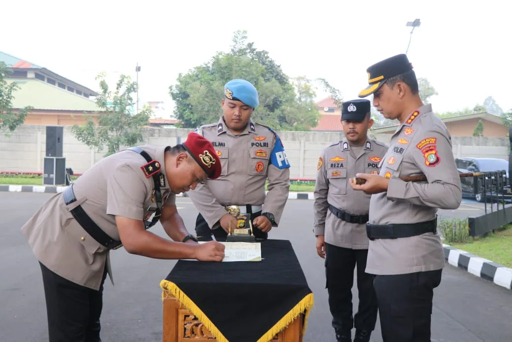 Polres Metro Tangerang Kota Gelar Sertijab dan Pisah Sambut 5 Pejabat Baru