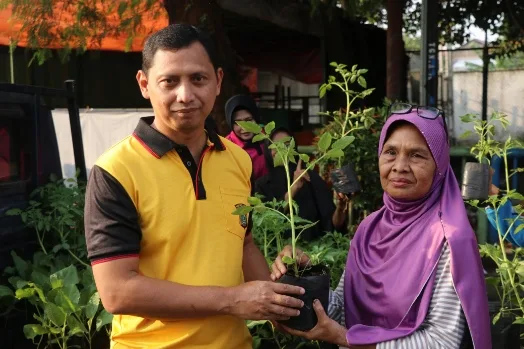 Polres Metro Tangerang Kota Bersama Pemkot Tangerang Gelar Car Free Day dan Pelayanan Terpadu di Tugu Adipura