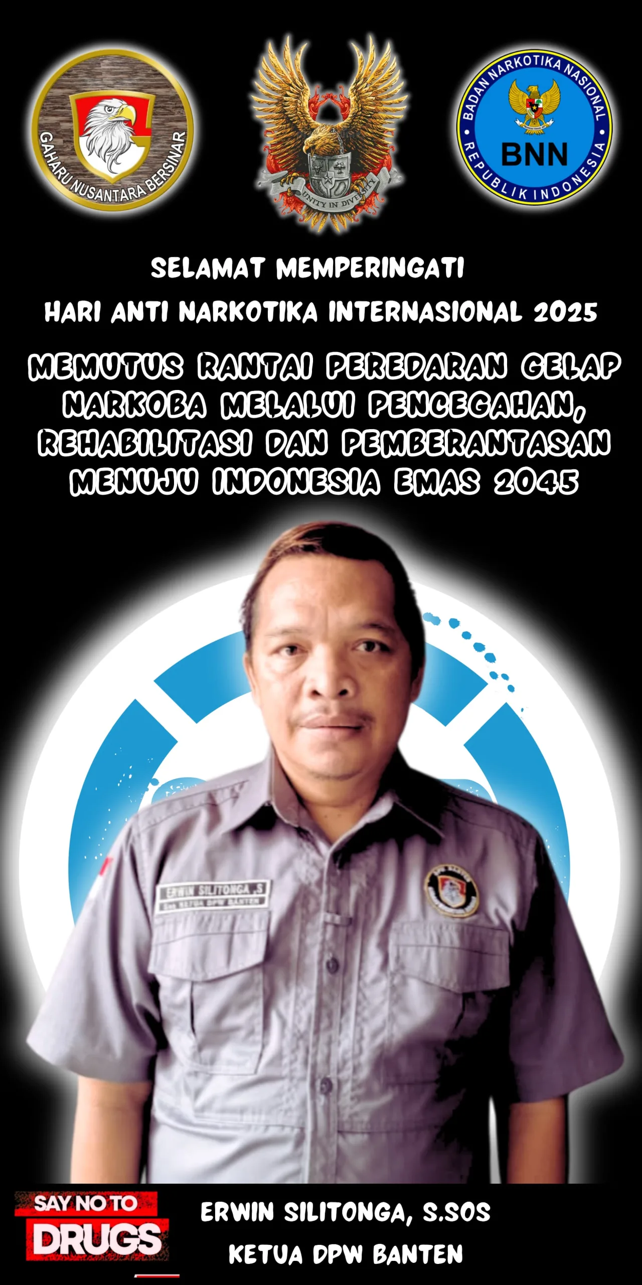 Ketua GNB Banten Beri aspirasi Terhadap Pemkot Tangerang Meraih Penghargaan P4GN dari BNN Pusat