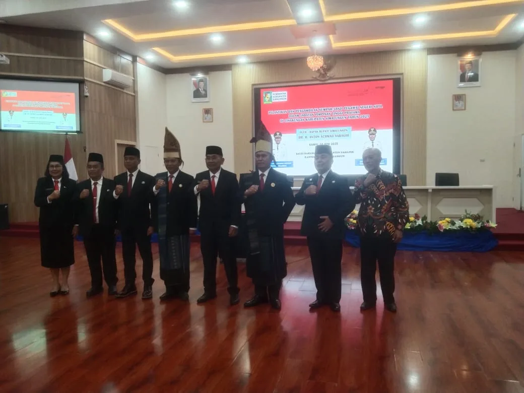 Bupati Simalungun Lakukan Mutasi Pejabat Eselon II untuk Tingkatkan Efisiensi