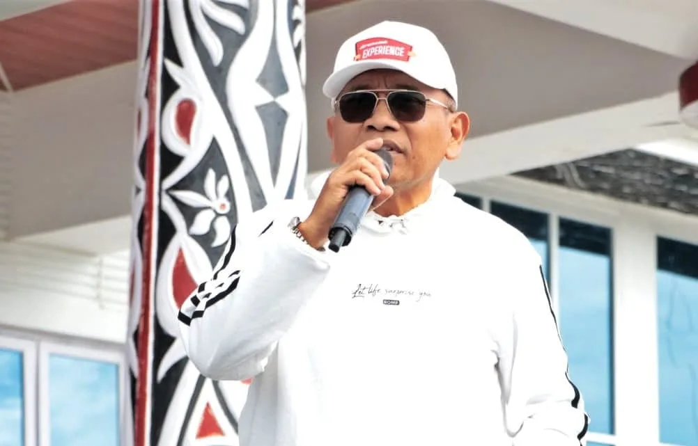 *Lepas Peserta Geobike Kaldera Toba #8, Bupati Simalungun Berpesan Kepada Biker Hati-hati Di Jalan