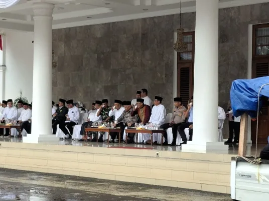 Hujan Deras Pawai Akbar 1 Muharam di Pendopo Ciamis Tak Jadi Penghalang