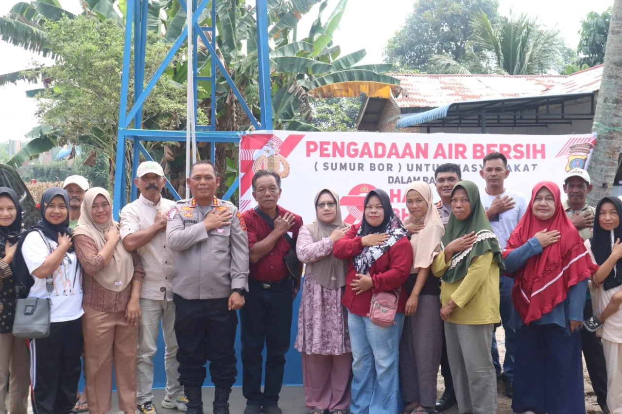 Tetes Air Kehidupan: Kapolres Simalungun Hadirkan Sumur Bor untuk 750 Keluarga di Nagori Kahean