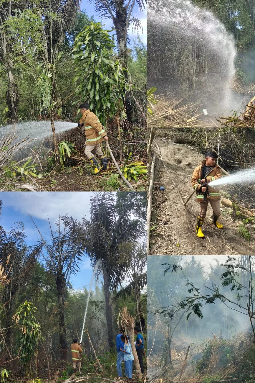 Kejadian Kebakaran Hutan dan Lahan di Kelurahan Tiga Runggu kecamatan Purba Kabupaten Simalungun