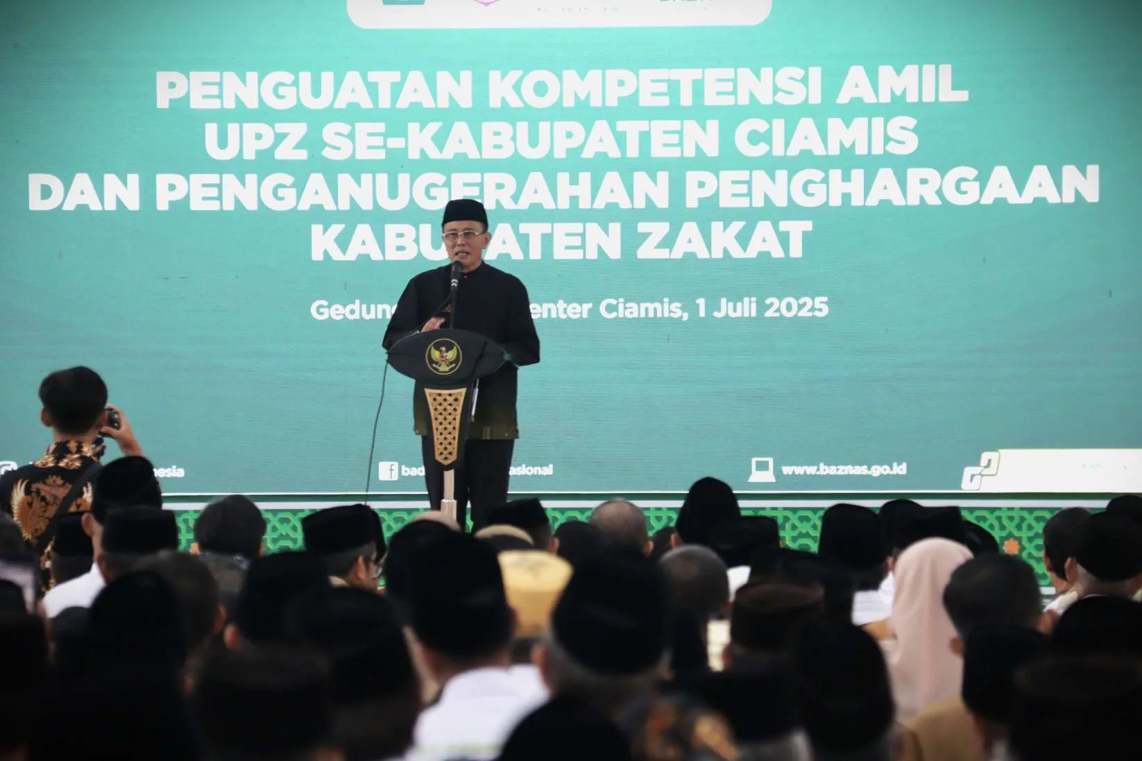 Kabupaten Ciamis Dapat Penghargaan Dari Baznas RI Sebagai Zakat Terbaik Nasional