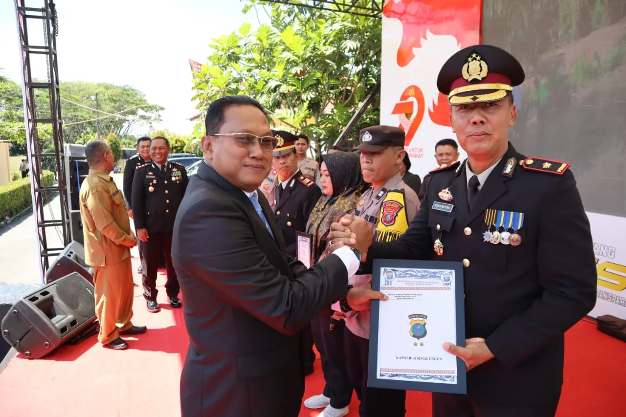 Semangat Kompetisi Membangun Kamtibmas, Polsek Serbalawan Raih Juara Utama Lomba Siskamling Hari Bhayangkara ke-79