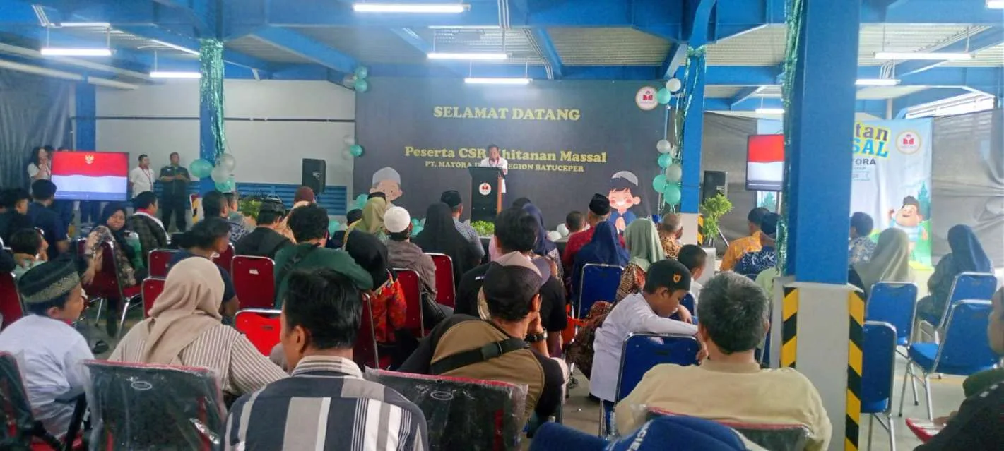 LPM Kelurahan Kebon Besar Menyambut Baik Kegiatan CSR Sunatan Massal di PT. Mayora Indah Tbk Region Batuceper