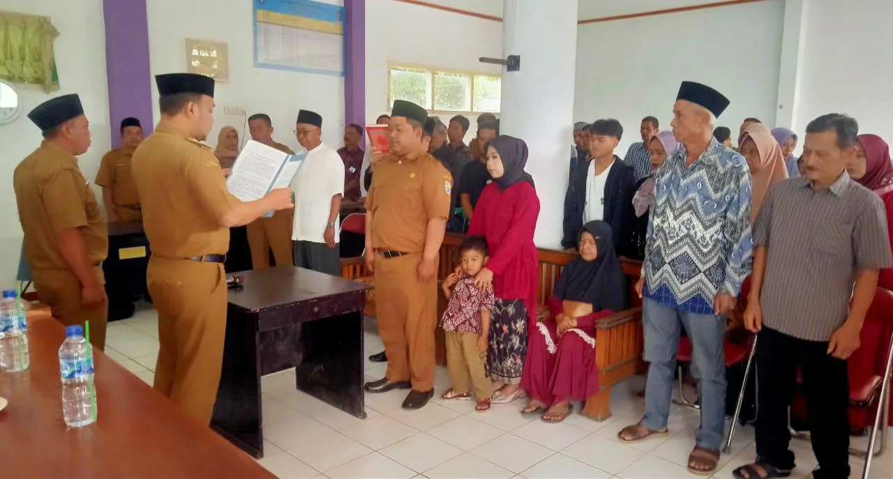 Pelantikan Dadan Ramdani Kawil Gardu Desa Nagarapageuh Panawangan Berjalan Lancar