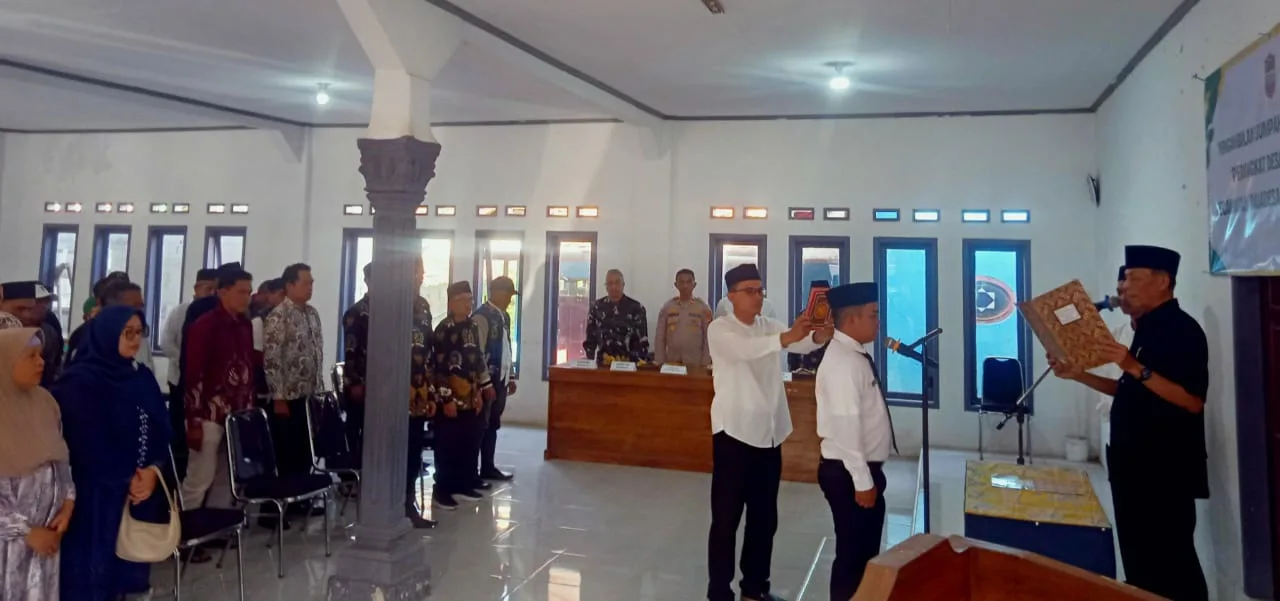 Kepala Wilayah Dusun Cibulakan Desa Sirnajaya Rajadesa Ade Apip Saepudin Dilantik